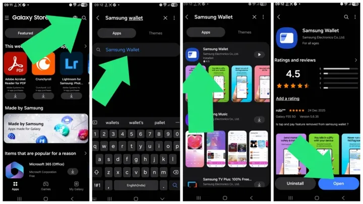 Galaxy Store Update Page